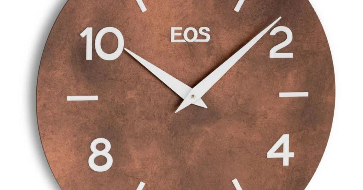 Orologio in MDF Accoppiato a Pellicole in Polipropilene Made in Italy - More