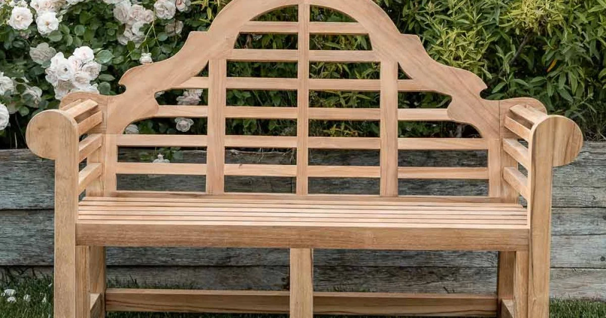 Panca da Esterno Realizzata Interamente in Teak - Arrivo