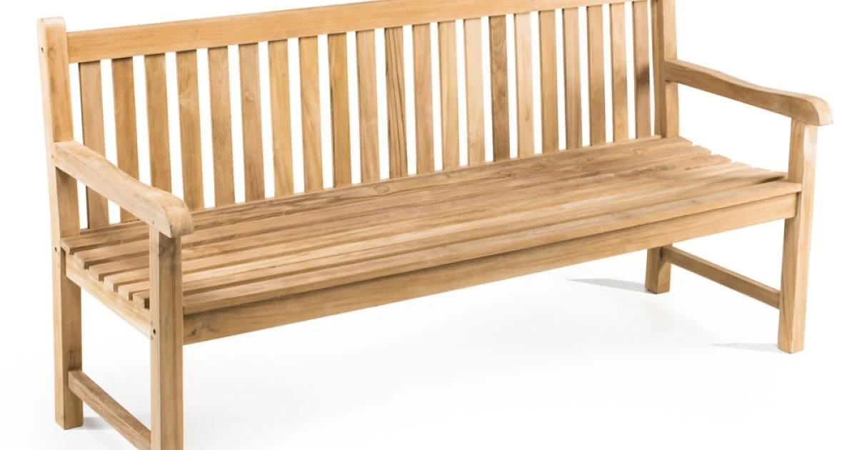 Panchina da Giardino in Teak Naturale di Varie Misure – Yggdrasil