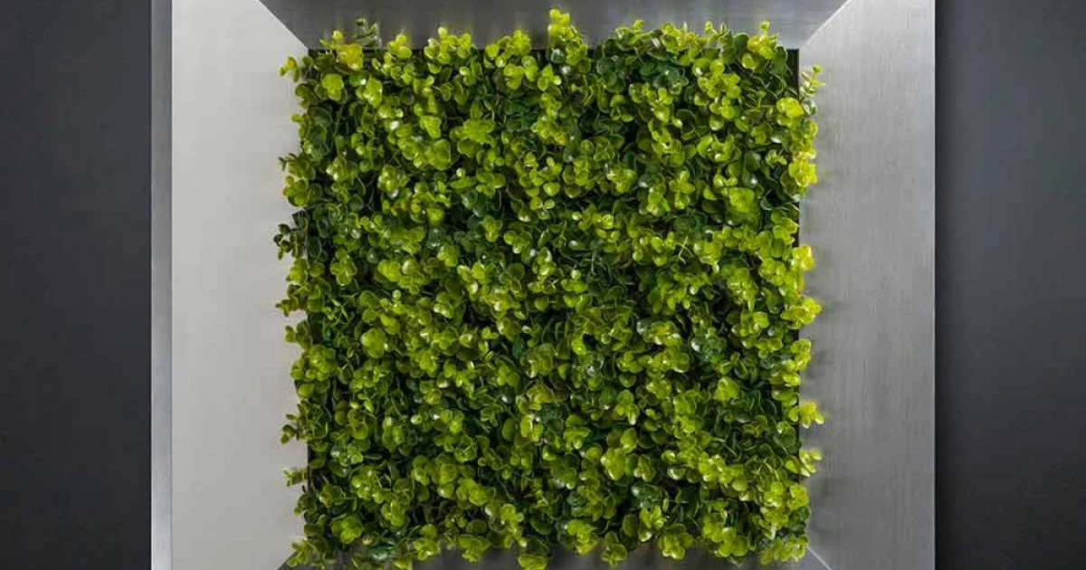 Pannello Decorativo in Metallo con Fiori Artificiali Made in Italy - Fiorellino