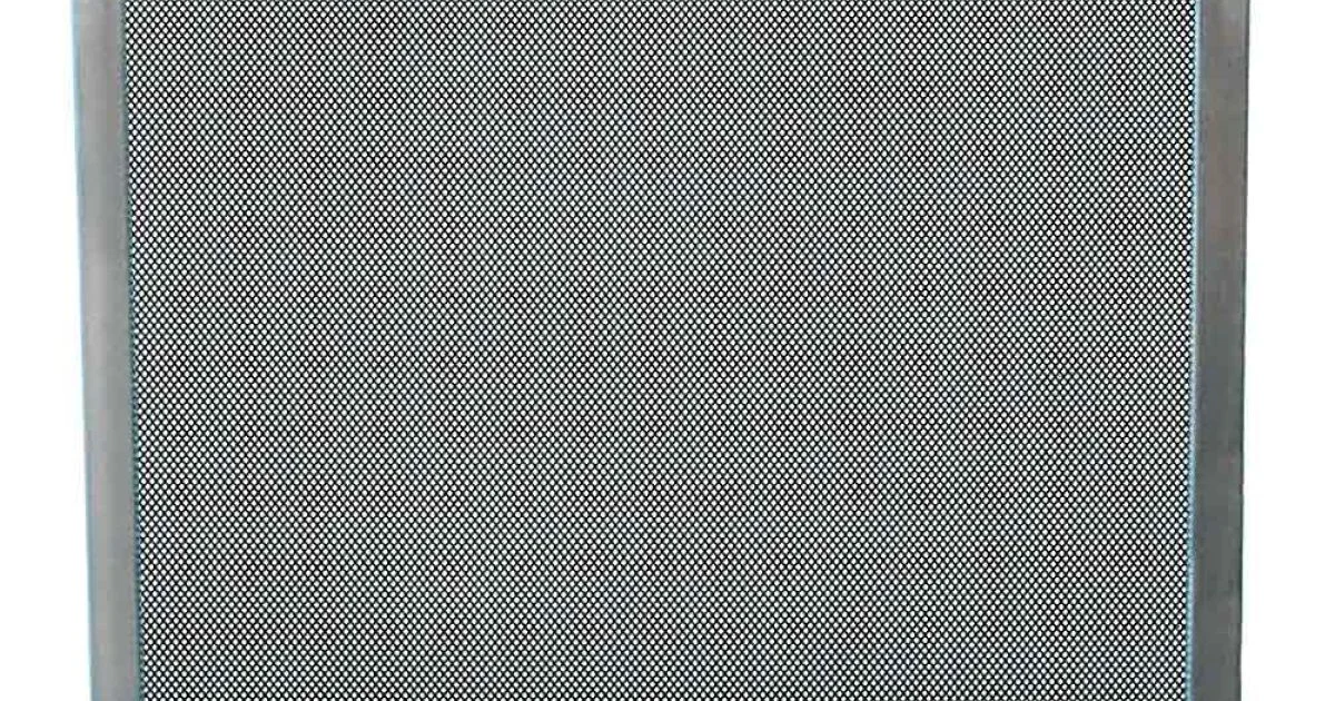 Parascintille con Rete Nera e Acciaio Rettangolare Made in Italy - Pietra
