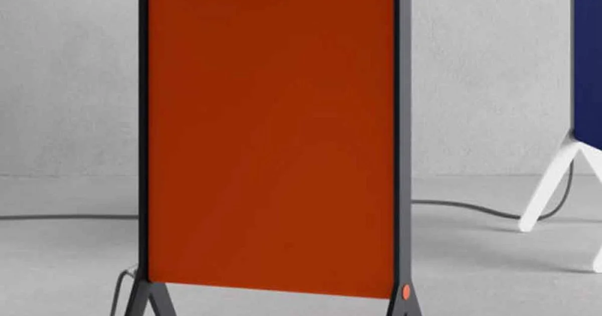 Piastra Radiante Elettrica in Alluminio e Stoffa Colorata Design 150 W - Sam
