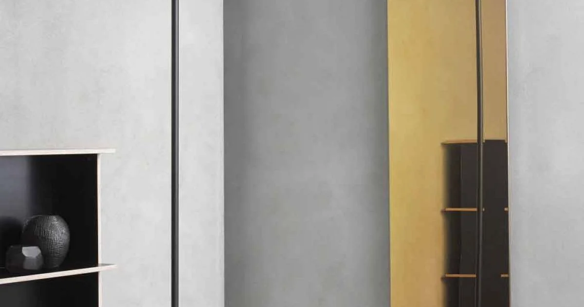 Piastra Radiante Verticale in Oro Design Moderno Pregiato fino a 595 W - Ice