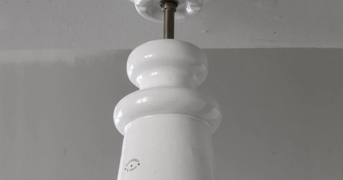 Plafoniera da Esterno Artigianale in Maiolica Made in Italy - Toscot Battersea