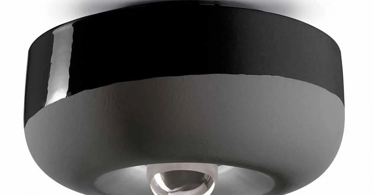 Plafoniera di Design Moderno in Ceramica Colorata Made in Italy – Bellota
