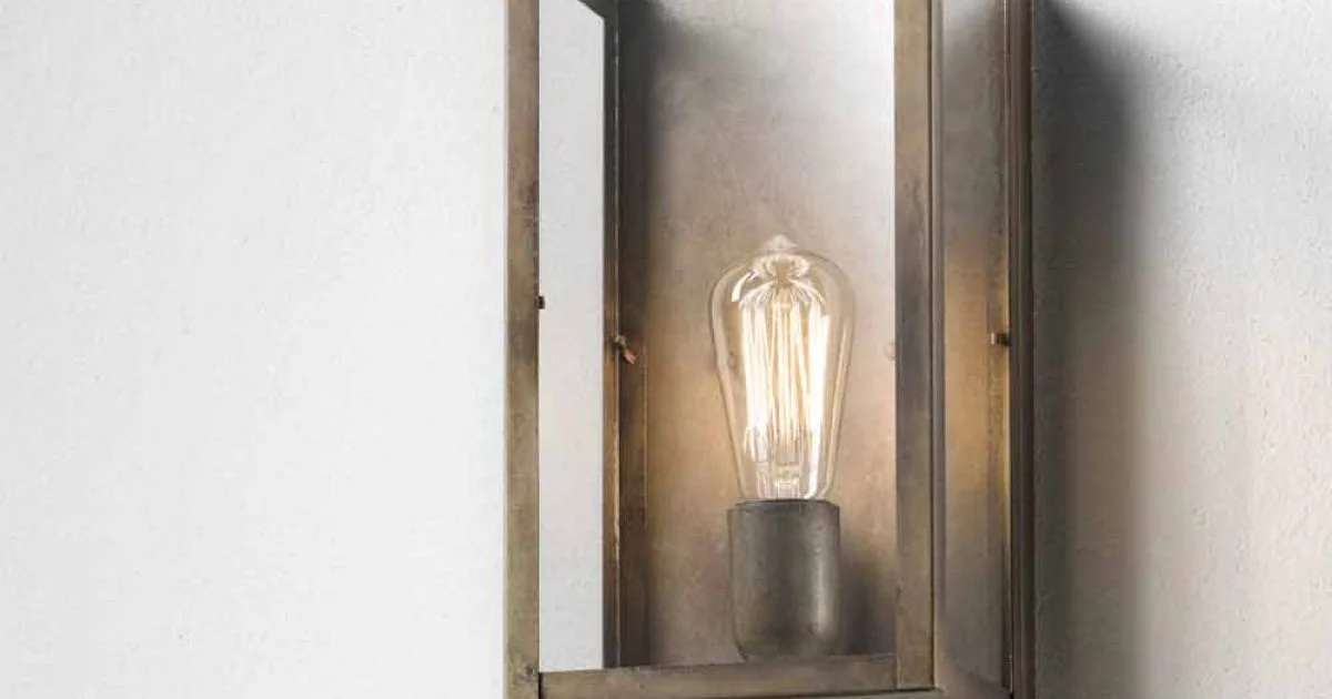 Plafoniera stile industriale vintage in ferro London Il Fanale
