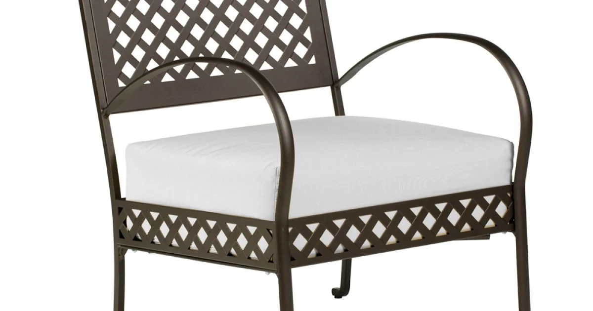 Poltrona Bassa da Giardino in Acciaio Zincato con Braccioli Made in Italy - Selvaggia