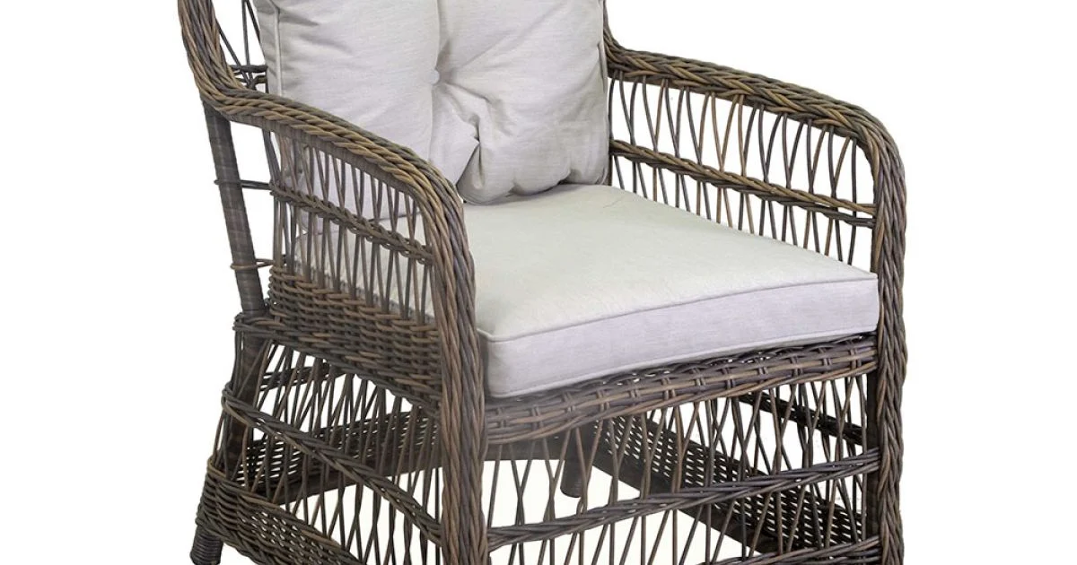 Poltrona da Giardino con Struttura in Alluminio Ricoperta da Polyrattan - Puntina