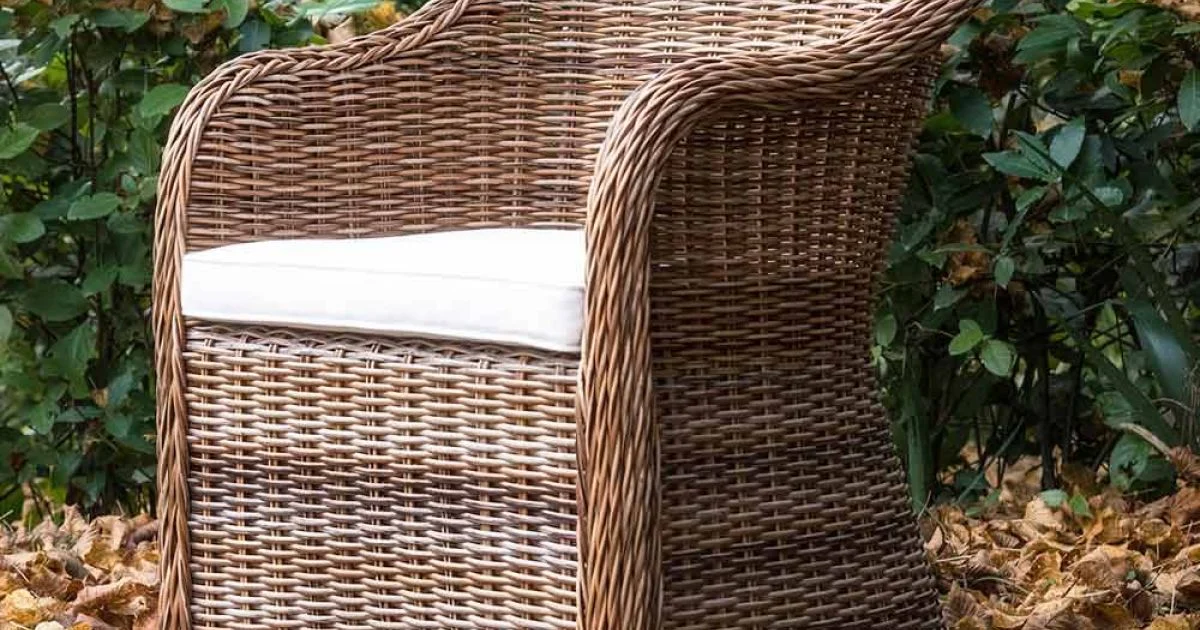 Poltrona da Giardino in Alluminio e Intreccio in Polyrattan - Melina