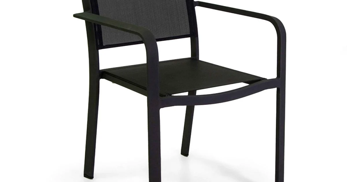 Poltrona da Giardino in Alluminio e Textilene di Diverse Finiture - Quaderno