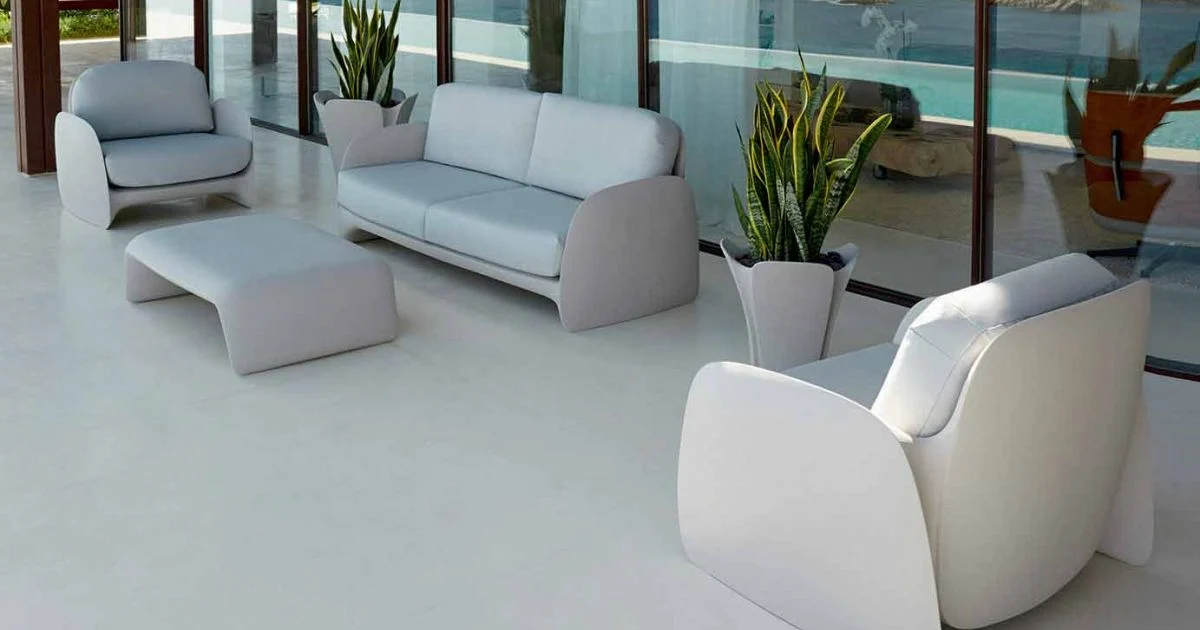 Poltrona da giardino in polietilene Pezzettina by Vondom, di design