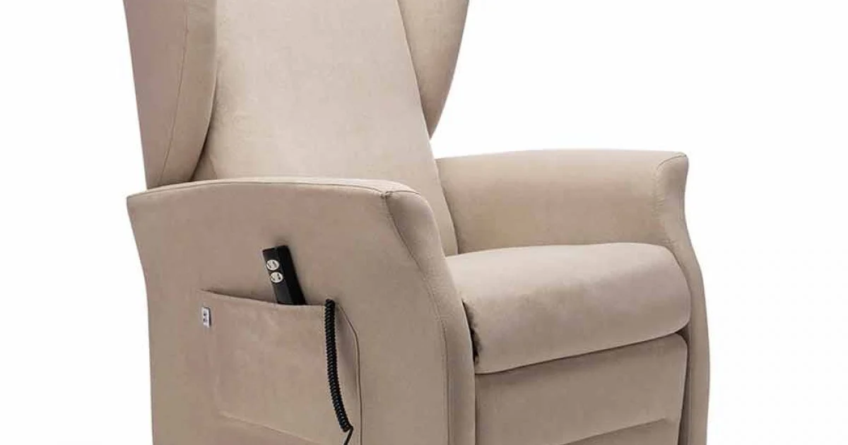 Poltrona Alzapersona con Ruote, Relax Lift a 2 Motori, Made in Italy - Daphne