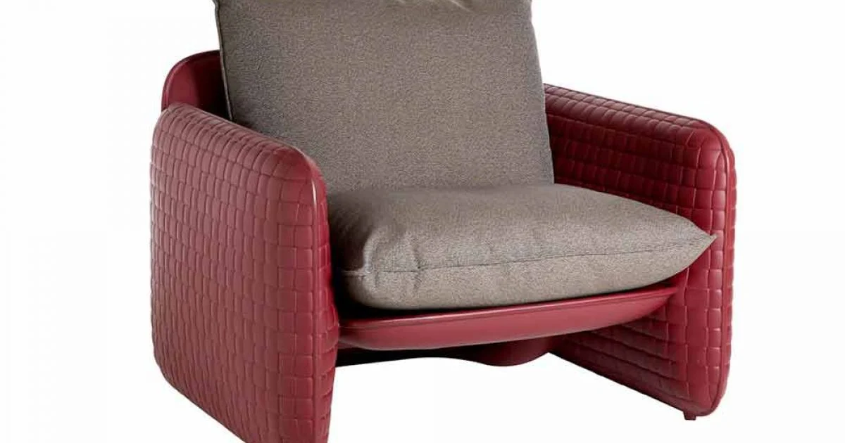 Poltrona Lounge con Cuscini Impermeabili,per Esterno - Mara Slide