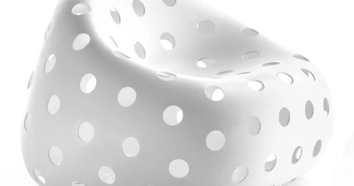 Poltrona Luminosa LED da Esterno in Polietilene Bianco Made in Italy - Asso
