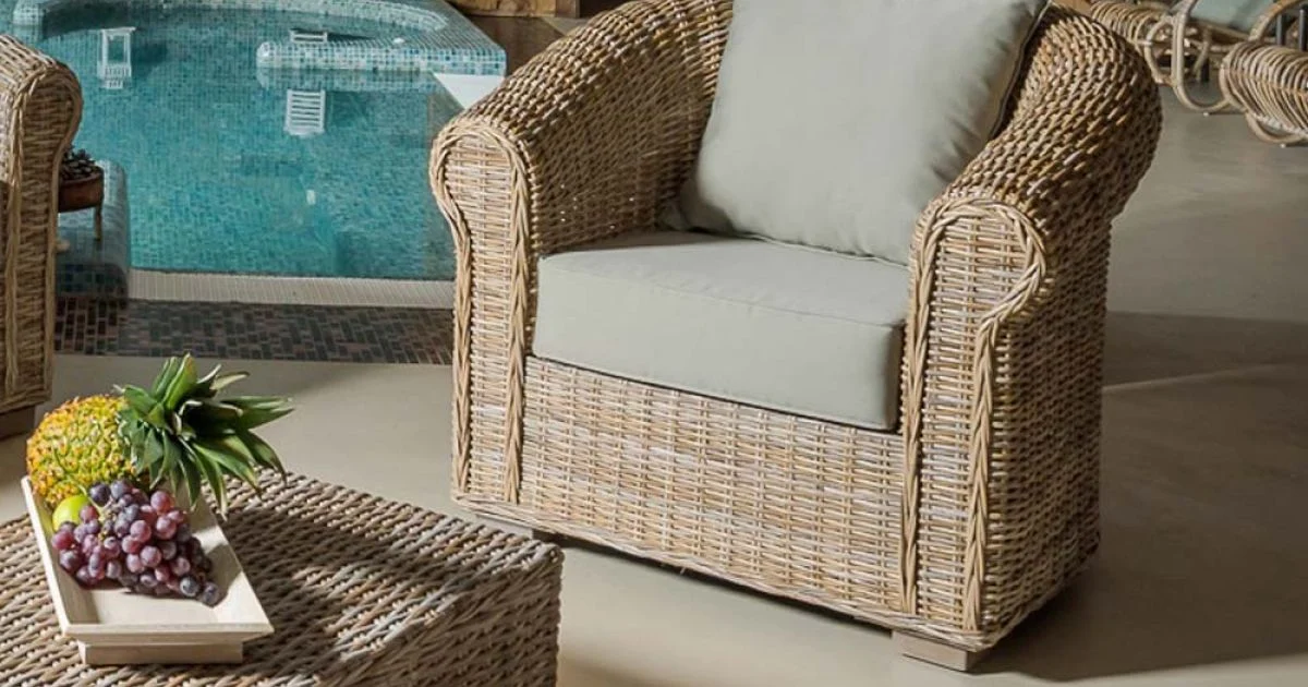 Poltrona Outdoor in Kubù con Cuscini Inclusi – Isildur