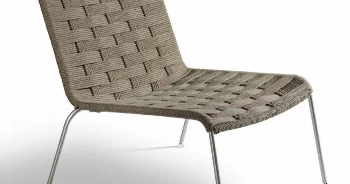 Poltrona per Giardino di Design Moderno in Corda Made in Italy - Madagascar3