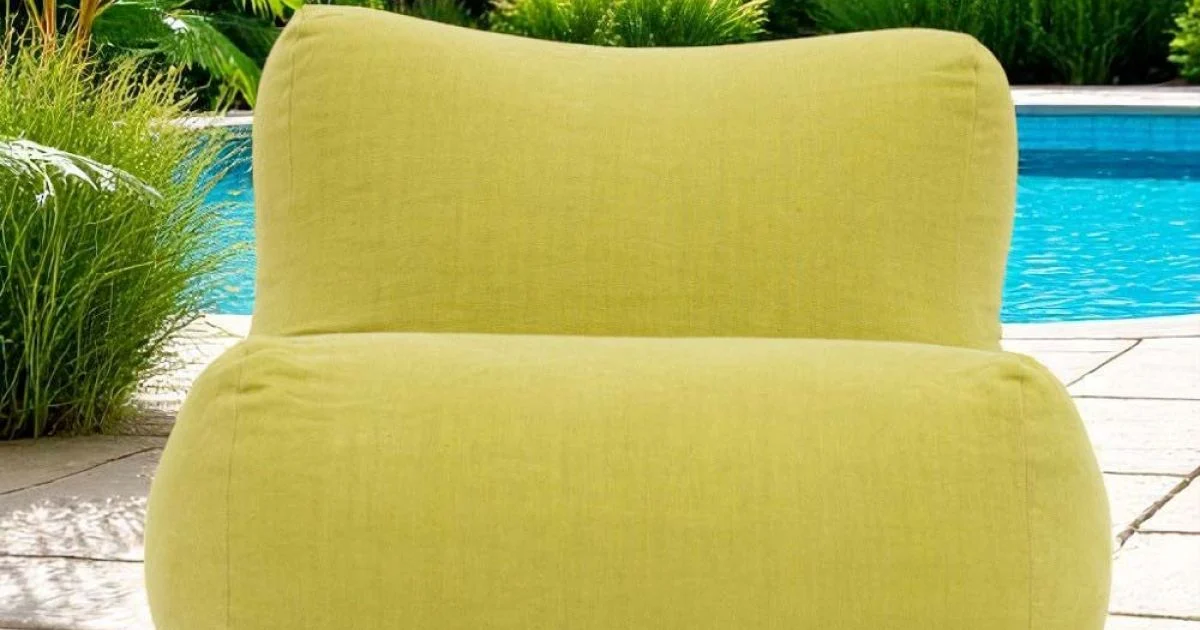 Poltrona per il Giardino in Tessuto Outdoor Color Lime - Maestrale