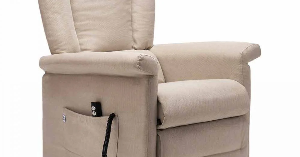 Poltrona Reclinabile Lift Relax a 2 Motori con Ruote, Made in Italy - Isabelle