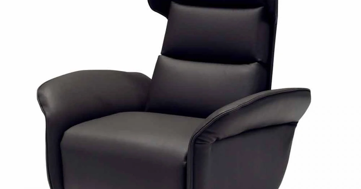 Poltrona relax girevole motorizzata 2 motori design made in Italy Bao