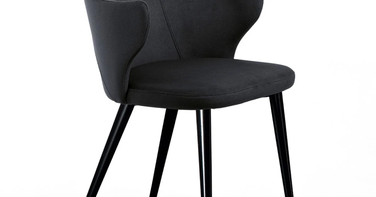 Poltroncina da Soggiorno Elegante Tessuto Colorato e Metallo Nero - Duchessa