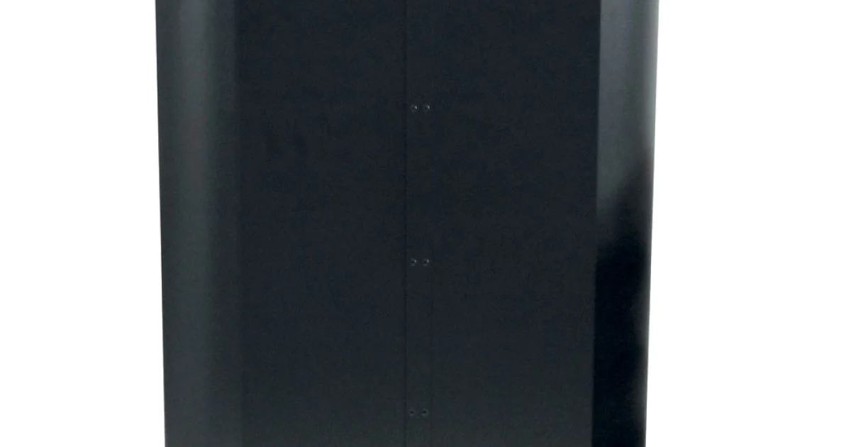Porta Pellet in Metallo con Ruote e Coperchio in Legno Made in Italy - Bisonte