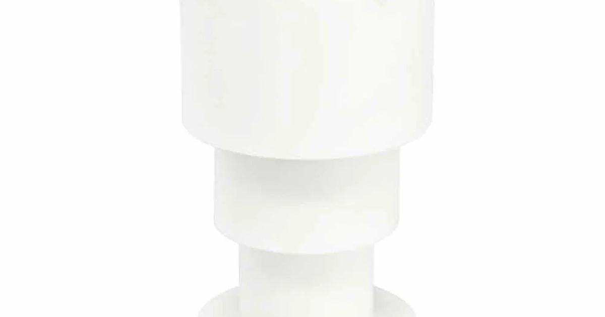 Portacandele Basso in Marmo Bianco di Carrara e Ottone Made in Italy - Benton
