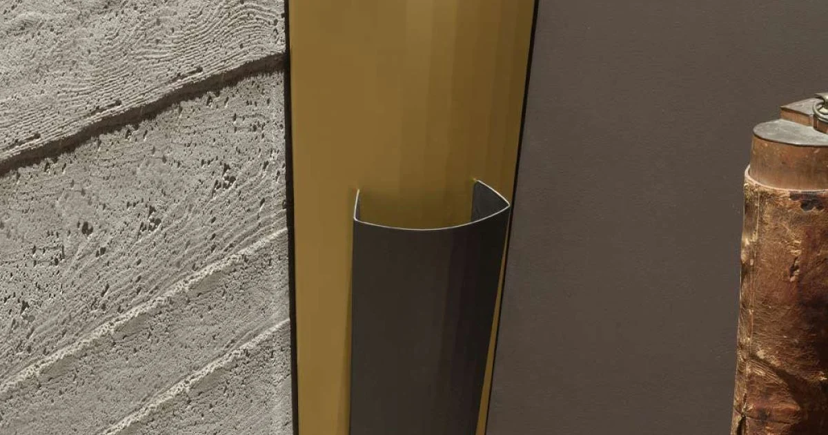 Porta Ombrelli in Lamiera verniciata Oro e Bronzo Made in Italy - Azalea