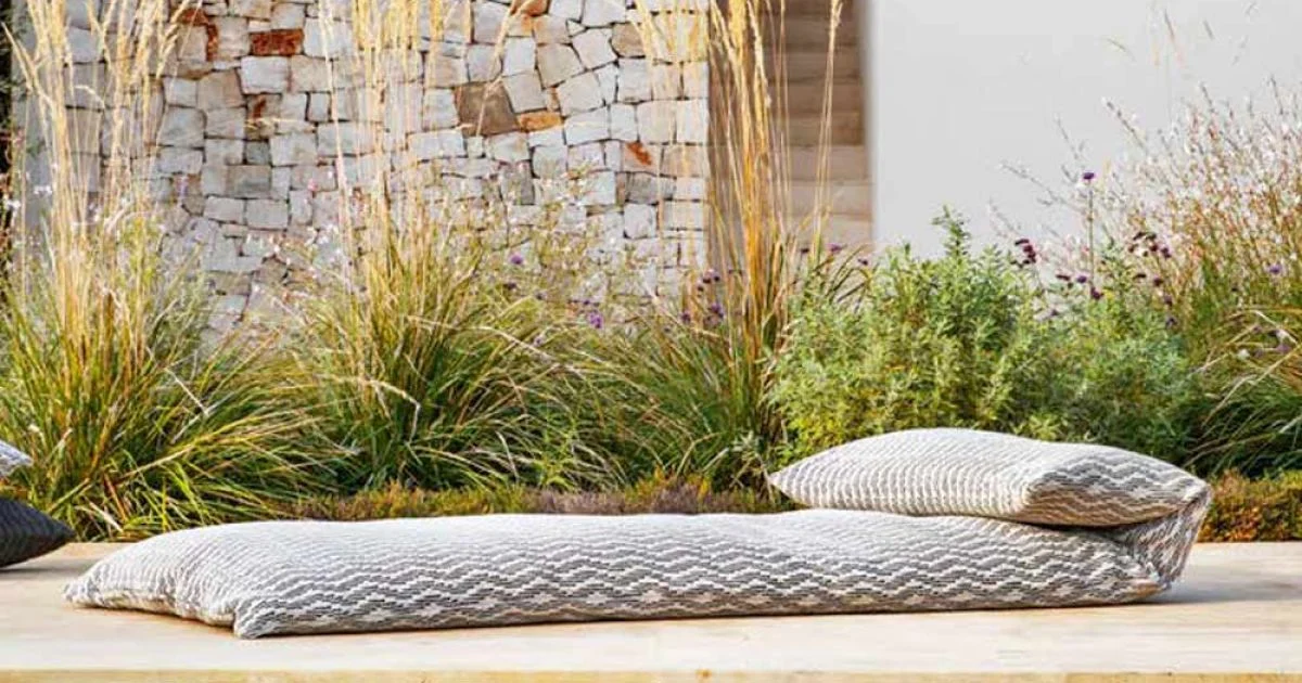 Pouf Daybed Singolo da Esterno di Design, Alta Qualità Made in Italy - Emanuela