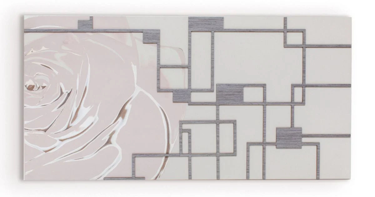 Pannello Decorativo in Legno Laccato Sabbia Made in Italy - Tina