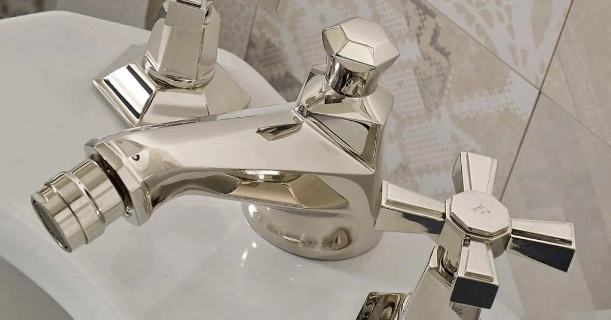 Rubinetteria Bidet Design 3 Fori in Ottone Stile Vintage Made in Italy – Silvana