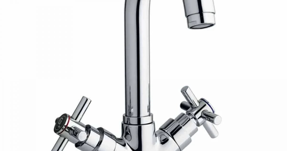 Rubinetto Monoforo Orientabile con Scarico in Ottone Cromo Made in Italy - Zumbo