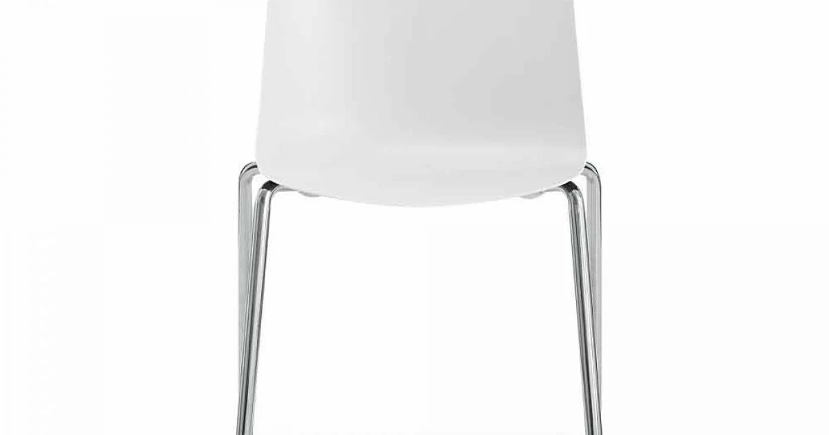 Sedia Sala Pranzo in Metallo e Polipropilene Made in Italy, 4 Pezzi - Carlita