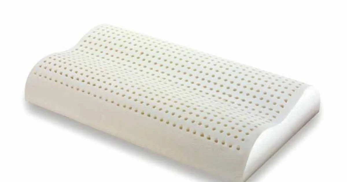 Set 2 cuscini anallergici e traspiranti 100% lattice Bio Cervical