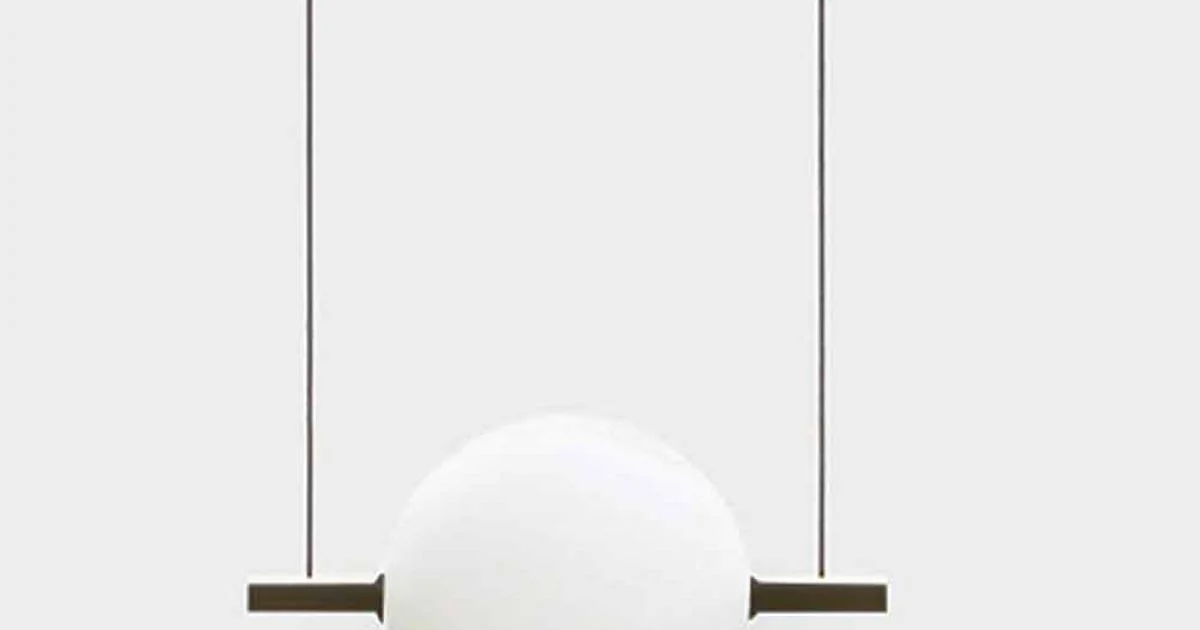 Sospensione Design in Vetro e Ottone con Luce LED, 3 Misure - Alma by Il Fanale