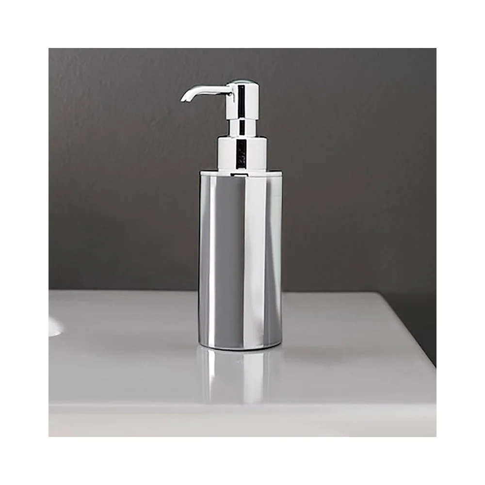 Dispenser sapone da appoggio in ottone cromato di Capannoli