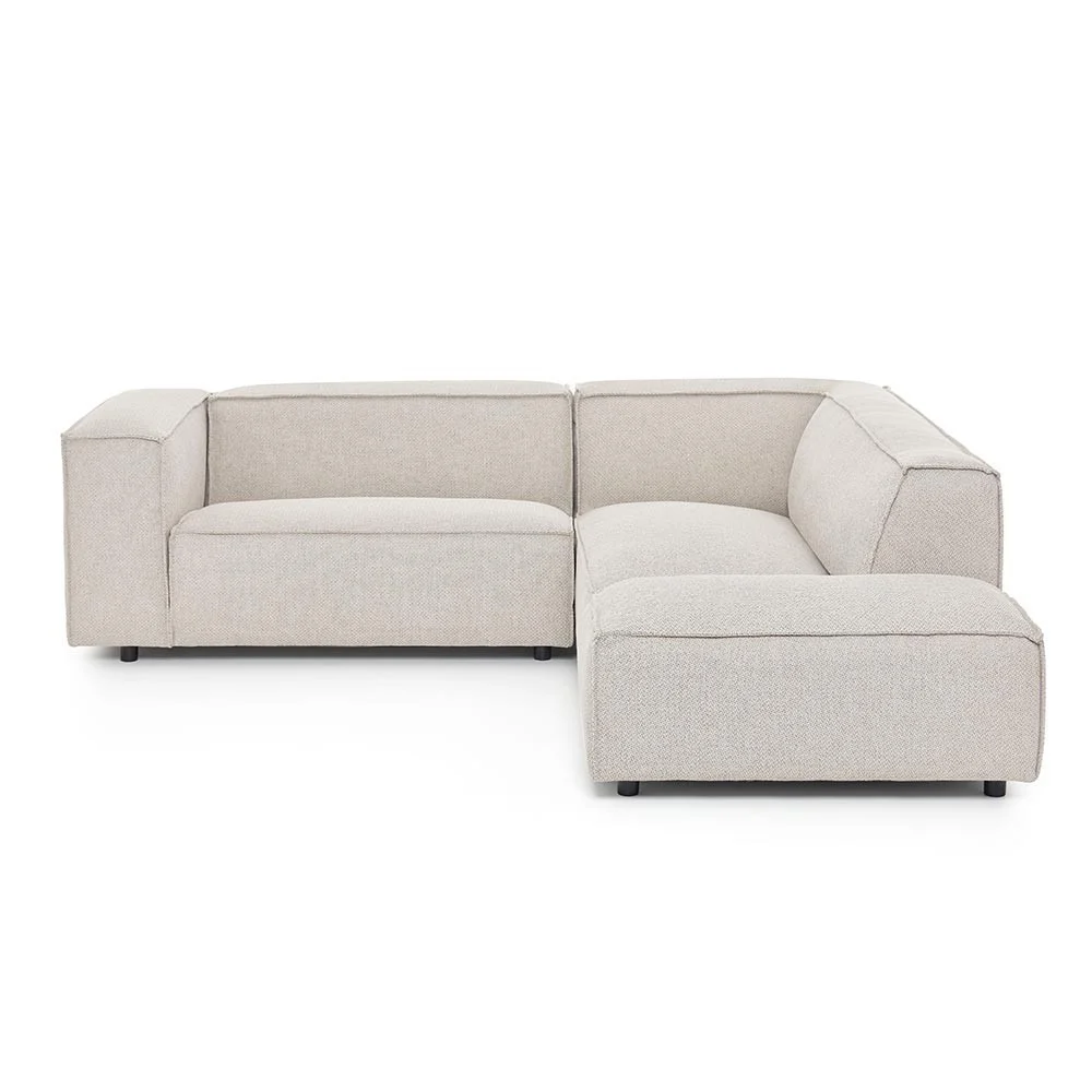 Divano Dunbar 2,5 posti con chaise longue Polvere 21 Beige