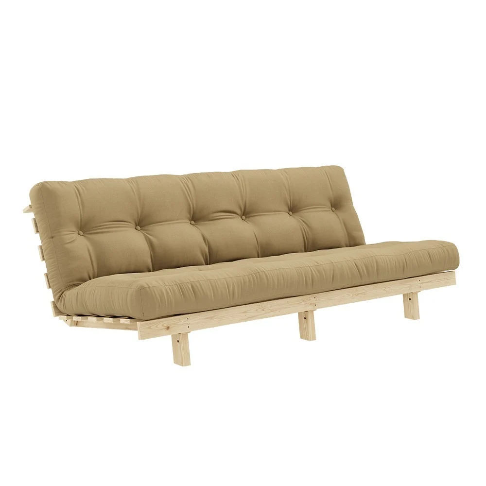 Divano letto 3 posti Lean 758 Beige Grano