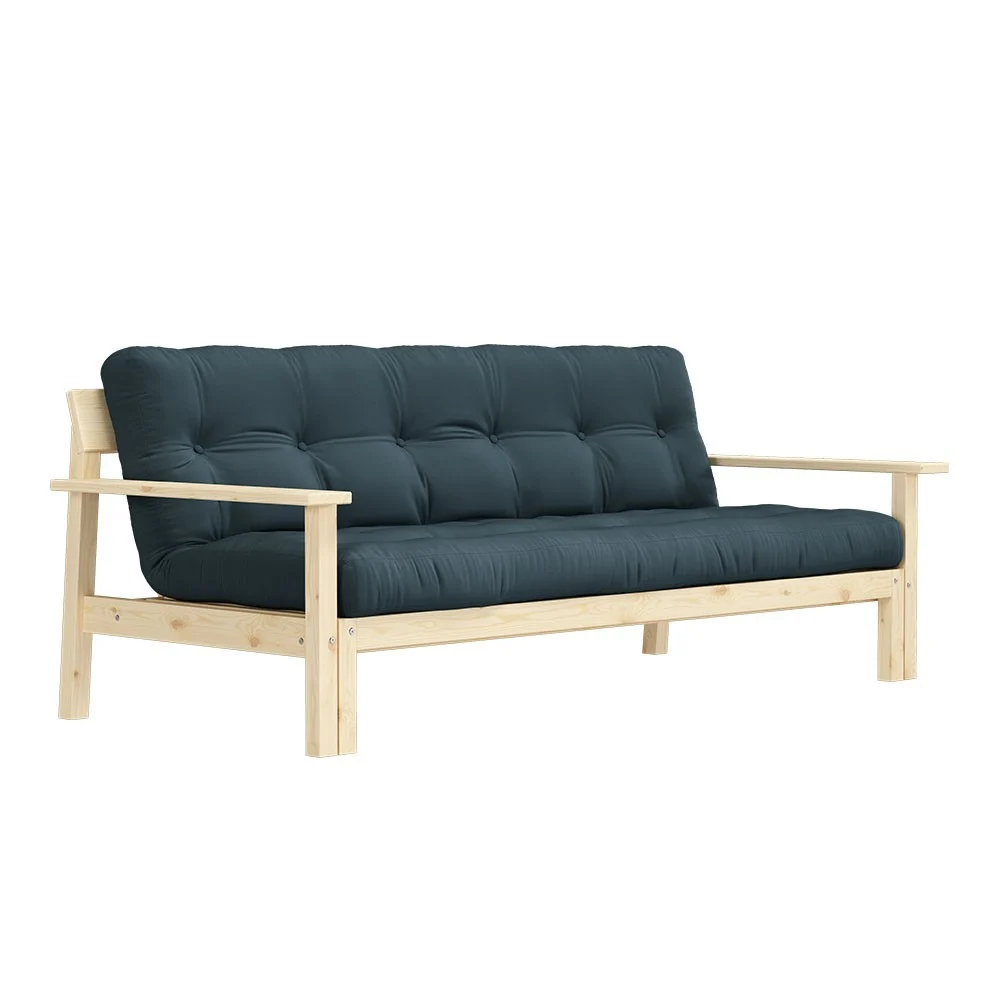 Divano letto 3 posti Unwind 757 Blu petrolio