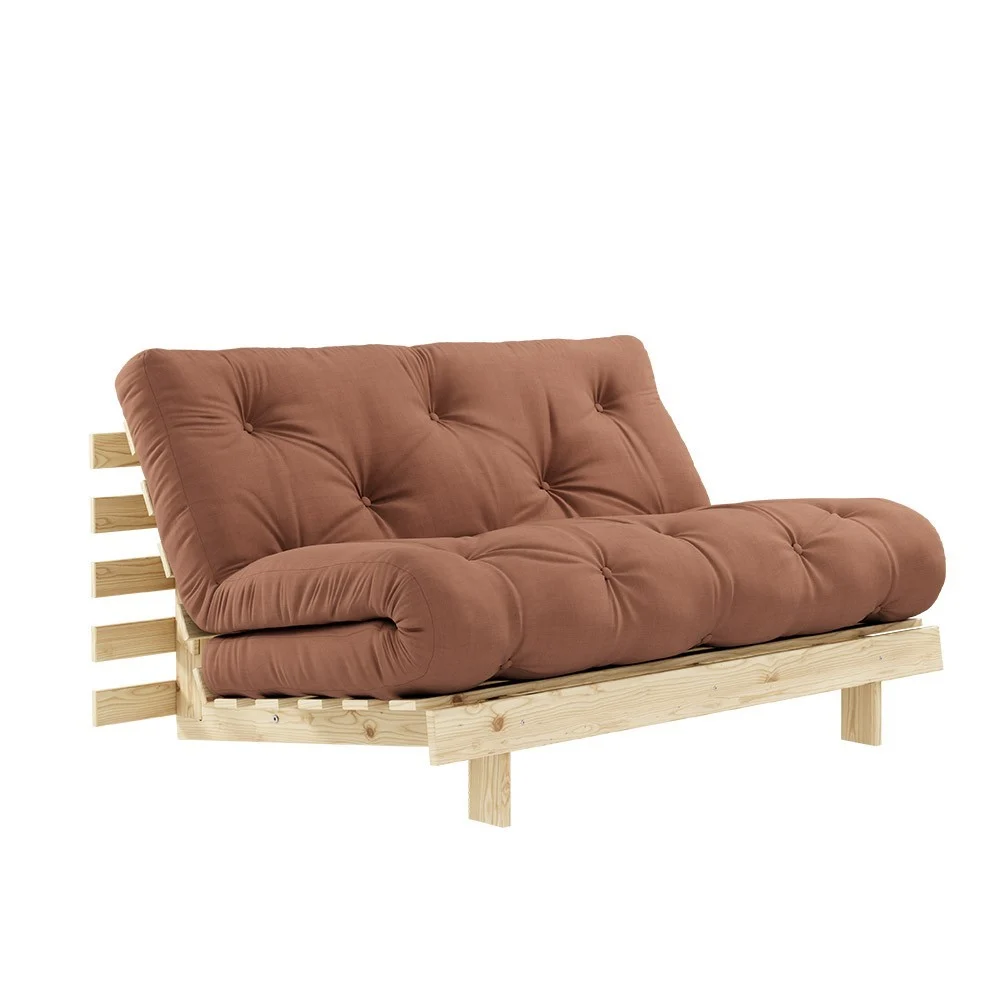 Divano letto a 2 posti Roots 759 Clay Brown