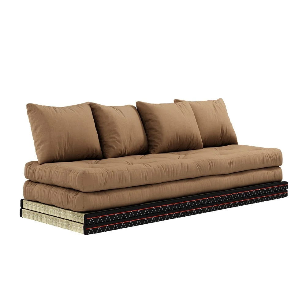 Divano letto a 3 posti Chico 755 Mocca