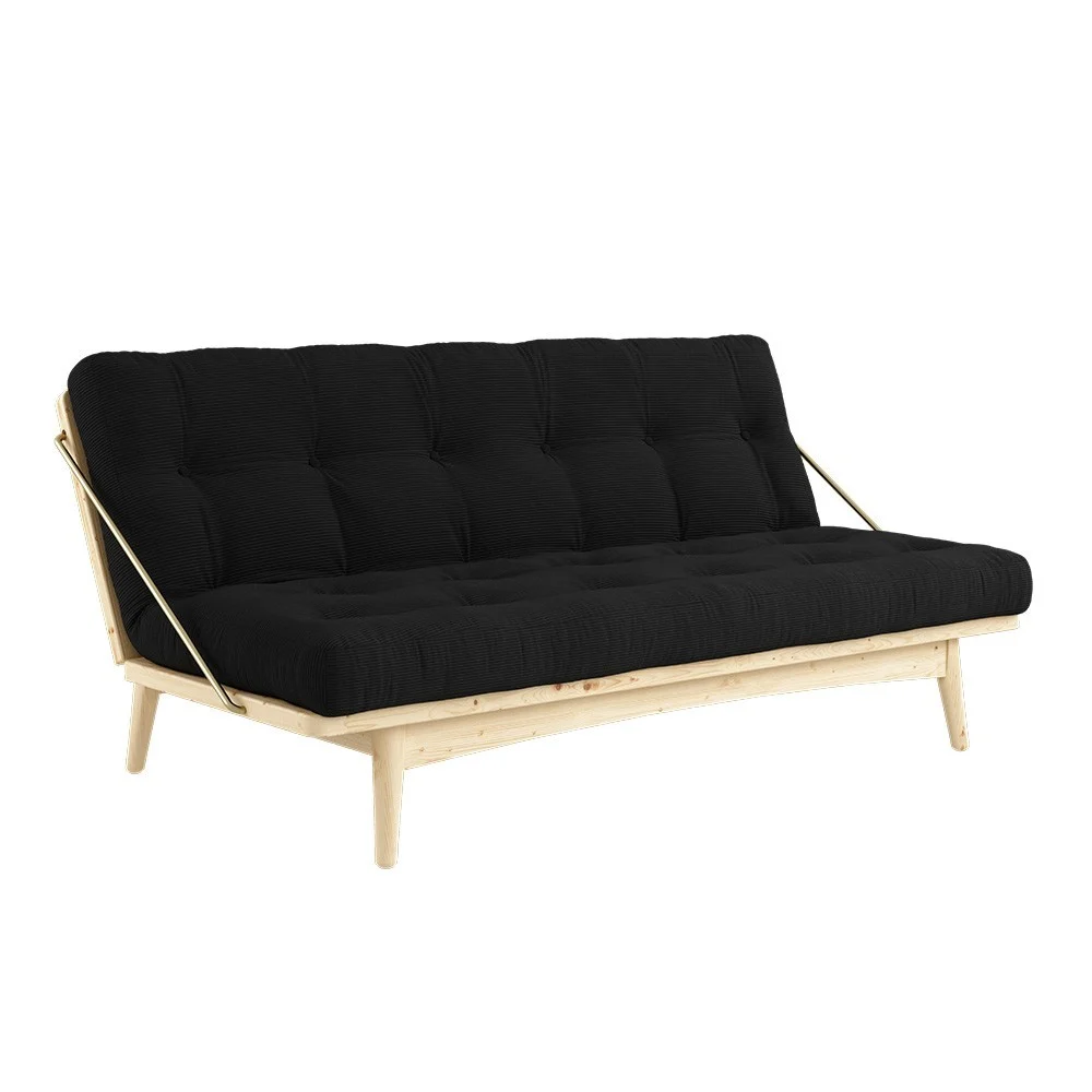 Divano letto a 3 posti Folk 511 Charcoal