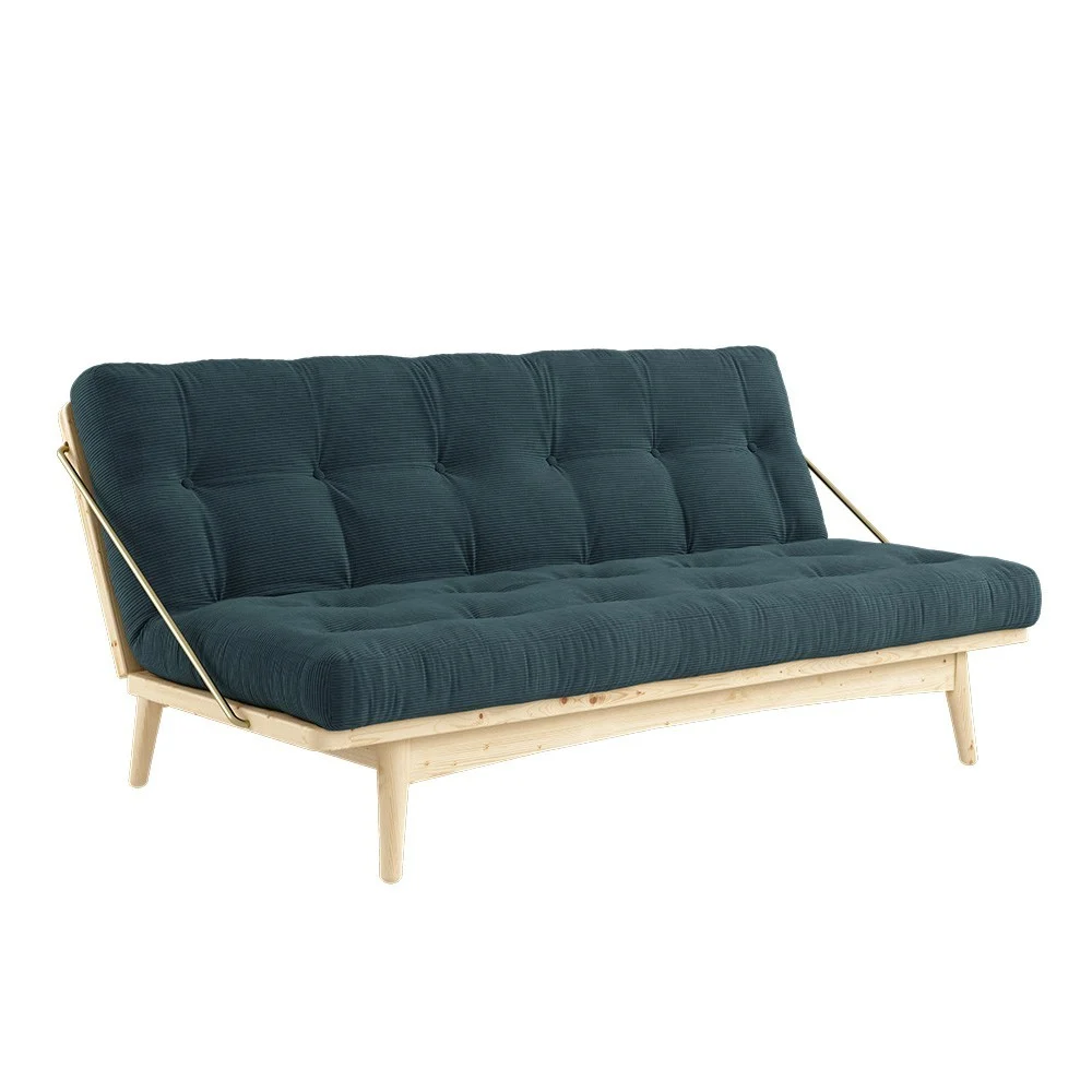 Divano letto a 3 posti Folk 513 Pale Blue