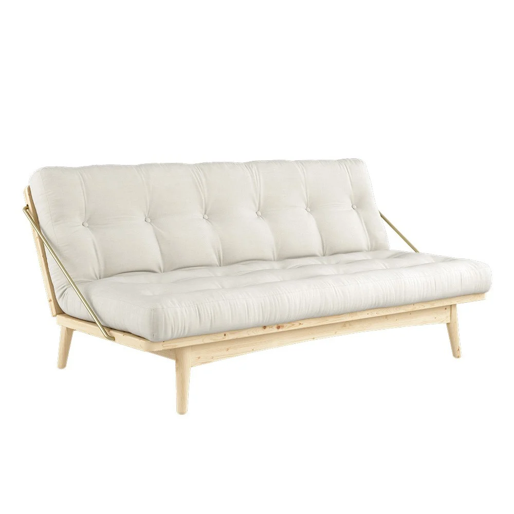 Divano letto a 3 posti Folk 701 Natural