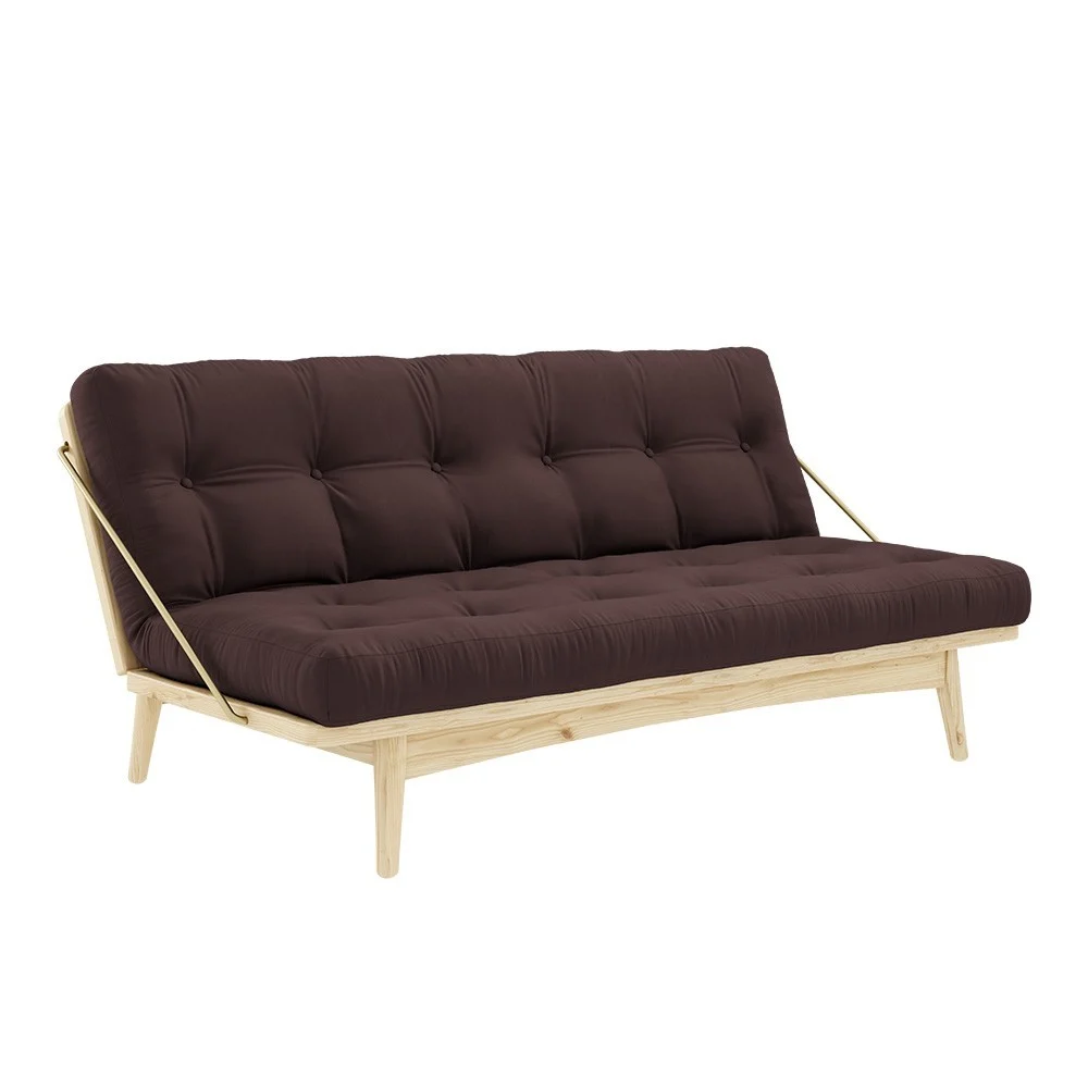 Divano letto a 3 posti Folk 715 Brown