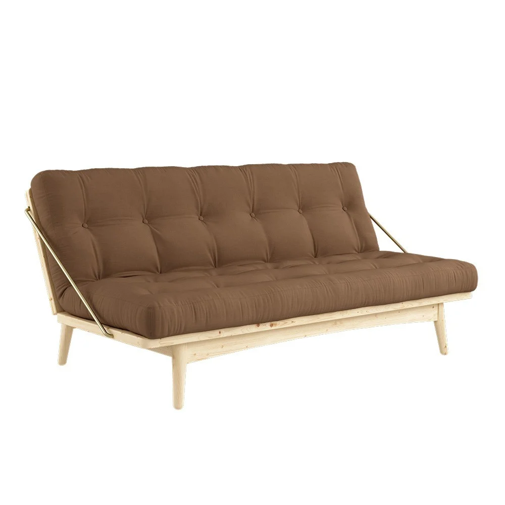 Divano letto a 3 posti Folk 755 Mocca