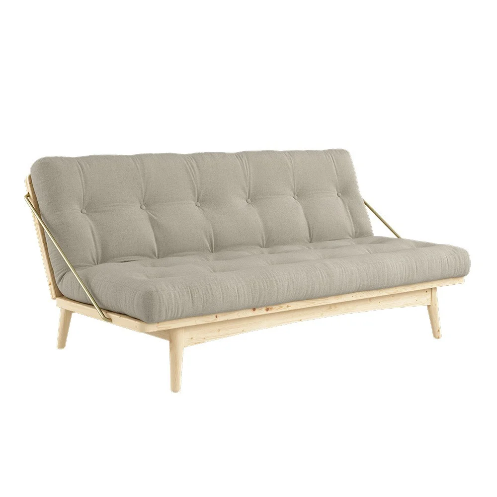Divano letto a 3 posti Folk 914 Lino