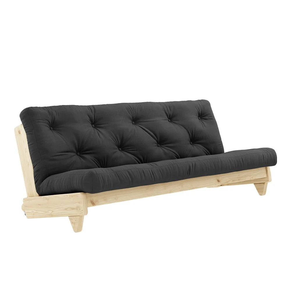 Divano letto a 3 posti Fresh 734 Grigio scuro