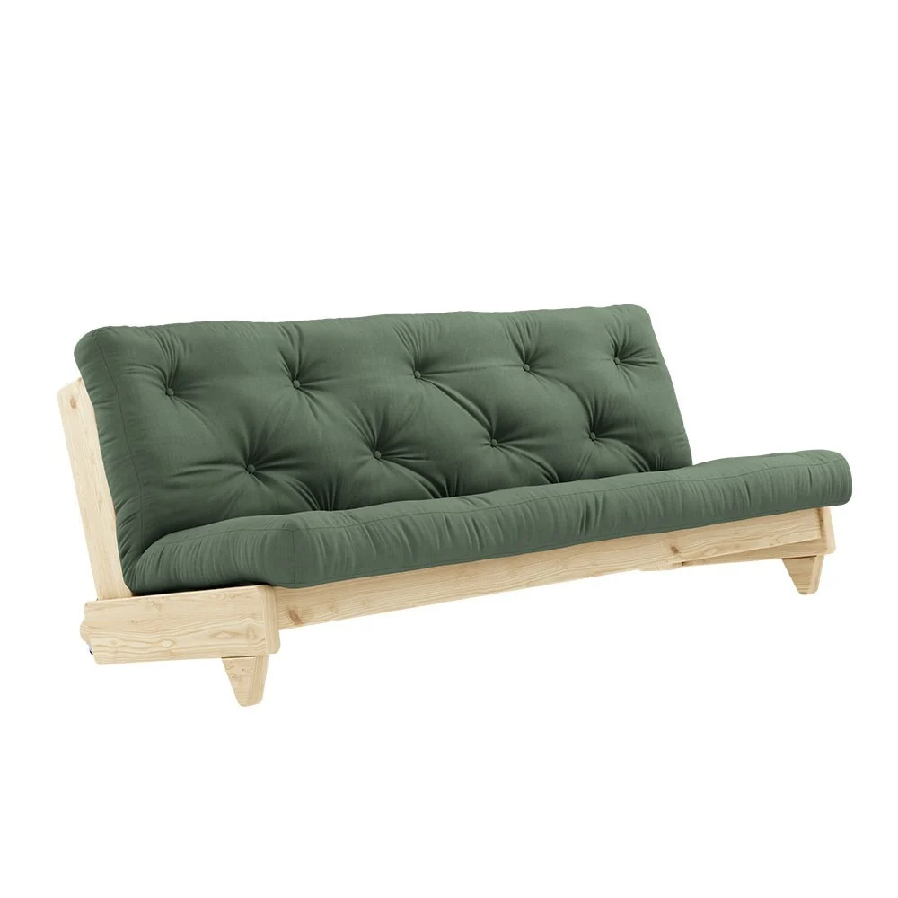 Divano letto a 3 posti Fresh 756 Verde oliva