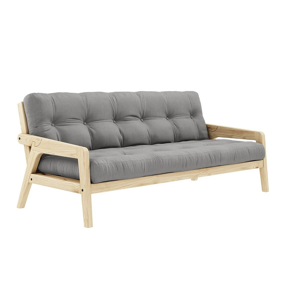 Divano letto a 3 posti Grab 746 Grigio