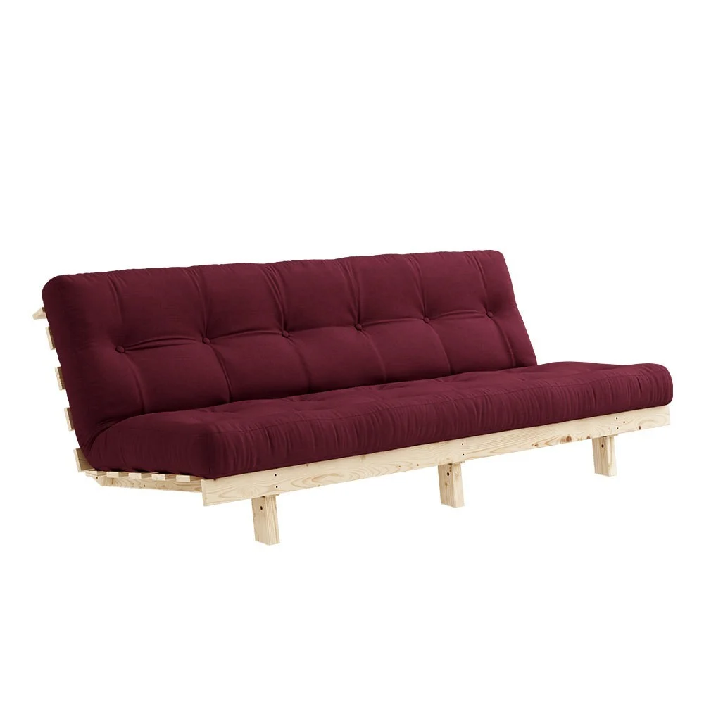 Divano letto a 3 posti Lean 710 Bordeaux
